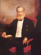 Delfim da Camara Portrait of Dom Pedro II Sweden oil painting artist